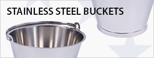 Stainless Steel Buckets