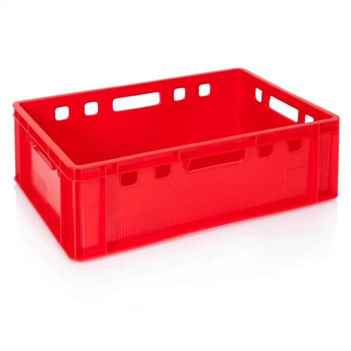Meat Crate E2 Red Colour Plastic Containers, Plastic