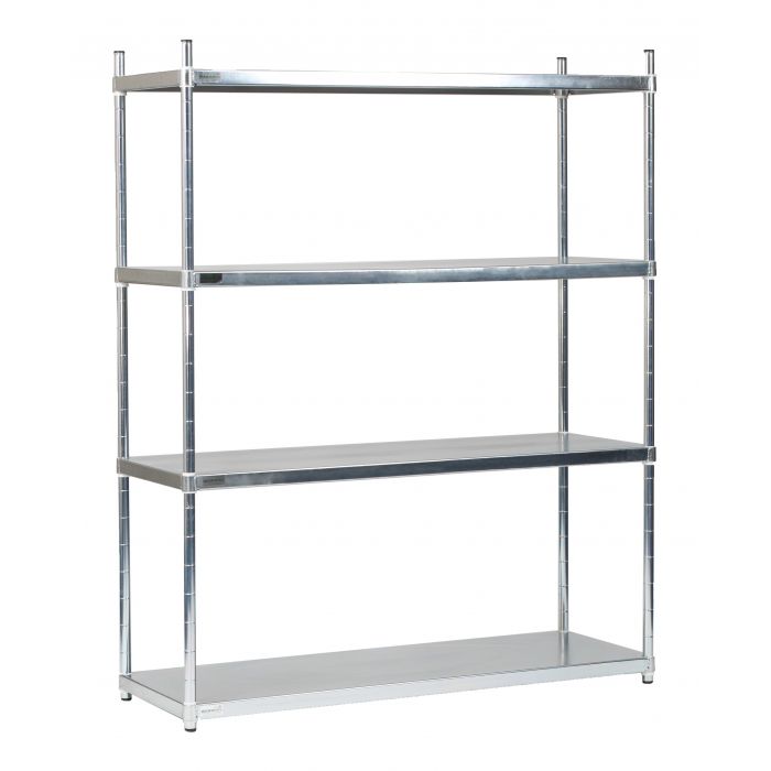 Steel shop shelving unit