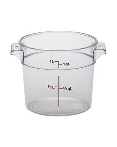 Polycarbonate Round Food Container 0.9 Litre - RFSCW1