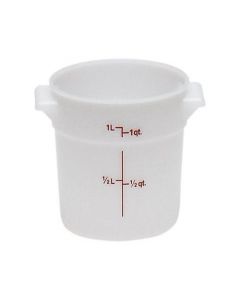 Polyethylene Round Food Container 0.9 Litre - RFS1