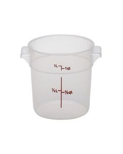 Polypropylene Round Food Container 0.9 Litre - RFS1PP