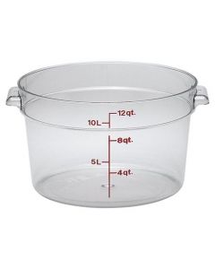 Polycarbonate Round Food Container 11.4 Litre - RFSCW12