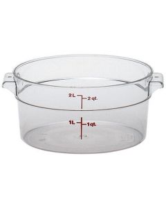 Polycarbonate Round Food Container 1.9 Litre - RFSCW2