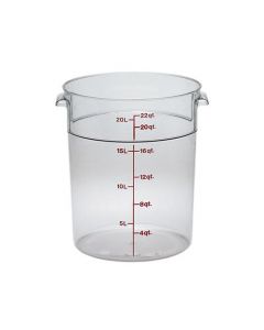 Polycarbonate Round Food Container 20.8 Litre - RFSCW22
