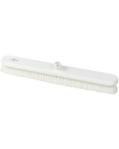 White Sweeping Broom 610mm Soft Bristled - B1134