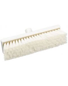 White Sweeping Broom 305mm Medium Bristled - B758