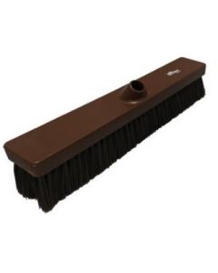 Brown Sweeping Broom 457mm Medium Bristled - B809