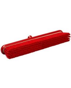 Red Sweeping Broom 610mm Medium Bristled - B883