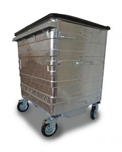 Steel Wheelie Bin - 1100 Litres - GALV1100