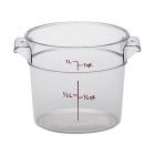 Polycarbonate Round Food Container 0.9 Litre - RFSCW1