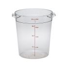 Polycarbonate Round Food Container 7.6 Litre - RFSCW8