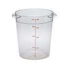 Polycarbonate Round Food Container 7.6 Litre - RFSCW8