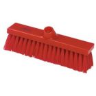 Red Sweeping Broom 280mm Medium Bristled - B1732